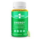 Ein Tag Energie Täglich essentielles Multivitamin, Energie-Ergänzung zur Unterstützung Psychische Alertness und Immune Gesundheit mit Vitaminen A C, D, E, Zink und Koffein, 120 Zähler