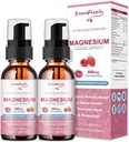 GreenPeople Magnesium Glycinate Liquid Spray 400mg - Magnesium Kaliumergänzung mit Magnesium Malat Vitamin D3k2, B6 für Kalorien Unterstützung, Muskel, Knochen & Schlaf Unterstützung 4 Fl Oz