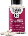 TruSkin Collagen Supplements – Vegetarisch-Friendly Multi Collagen für Haut mit Biotin, Vitamin C & Acai Superfood Complex – Unterstützung natürlicher Kollagenproduktion, Hydrate & Brighten Haut, 60 Kapseln