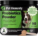 Pet Honesty All-Natural Probiotic & Kürbis Pulver Hundeergänzung - Präbiotika, Probiotika, Enzyme & Antioxidantien für gesunde Gut Flora, Verdauung & Immunität (90 Scoops)
