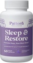 Muster Wellness Schlaf + Wiederherstellungs-Ergänzung - Fördert tiefen, langsamen Schlaf - Mood & Stress Response Support - Pure Vegan Health - 60 Non-GMO Kapseln