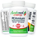 Palmitoylethanolamid 450mg Comfort Mobility Nerves Cognitive & Immune Support - Micronized High Absorption - All Natural Pea - USA Made - Keine Additive oder Hilfsstoffe – 60 Vegan Kapseln Supplement