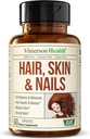 Biotin Haar, Haut und Nägel Vitamine für Frauen und Männer. Inklusive Vitamin C Collagen zu unterstützen. Beilagen für starkes Haar, Radiant Skin & Nail Wachstum. Biotin & Folate Supplement für Frauen. 60 Kapseln