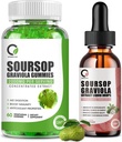 Bio Soursop Gummi und Soursop Flüssigkeitstropfen Bundle