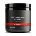 Toniiq 50 Billion CFU Lactobacillus Reuteri Probiotic 50mg pro Servieren - L Reuteri Probiotics - Höchste CFU Count Lactobacillus Reuteri Probiotic - 60 vegetarische Kapseln - 60 Servietten