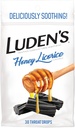Ludens wohltuende Throat Drops, Honey Licorice, 30 ct (Pack von 1)
