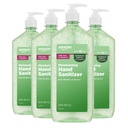 Basic Care - Aloe Vera Hand Sanitizer 62%, 34 fl oz (Pack of 4)