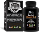 HFL Perfect Vitamine D&K par Dr Sam Robbins (MenaQ7® MK-7) (Approvisionnement de 3 mois) 2X Absorbable (Végétalien, à base végétale, Micro-encapsulé).