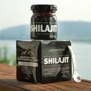 Himalayan Shilajit Resin - Organische Shilajit-Ergänzung aus hohen Altitudes - 500mg reines Naturharz & Fulvic Acid, 85+ Spurenminerale (50g (100 Portionen) + Spoon)