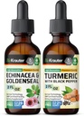 Echinacea with Goldenseal Tincture 2 Fl. Oz. & Turmeric Tincture 2 Fl. Oz.