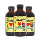 CHILDLIFE ESSENTIALS First Defense - Kinder Immununterstützung, Immununterstützung für Kinder, Kleinkinder 1-3, Babys 6 Monate+, Vitamin Syrup mit Elderberry, Zink, Non GMO, Gluten Free - 4 Fl Oz (Pack mit 3)