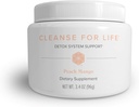 Isagenix Cleanse for Life - Pulver-Ergänzung für sauberes Getränk mit No Laxatives oder Diuretics - Unterstützung Stoffwechsel mit Vitamin B12 & Niacin -Peach Mango -3,4 Oz (16 Servietten)