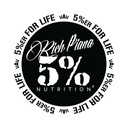Ricco Piana 5% Nutrizione 5% ERFORLIFE Nero w/White Trim 4 pollici Circle Decal #2