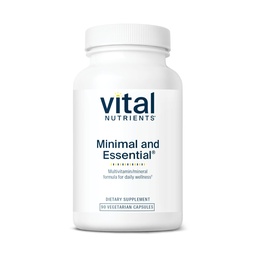 Vital Nährstoffe Minimale und essentielle Multivitamin | Vegetarisch Ein pro Tag Multi Vitamin, Mineral, & Antioxidante Ergänzung * | Iron-Free | Gluten, Dairy, Soy Free | Non-GMO | 90 Kapseln