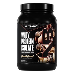 NutraBio 100% Whey Protein Isolate Protein Powder, 25g Protein mit vollständigem Aminosäureprofil, Non-GMO, Soy & Glutenfrei, Low Carb, Low Calorie Whey Protein Powder, Chocolate Dipped Macaroon, 2 Lbs