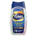 Tums Ultra 1000 Maximale Stärke Tropische Frucht - 72 Kautabletten