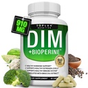 Dim Supplement 910 mg Plus BioPerine Complex - Diindolylmethan zu unterstützen Hormon Balance und Estrogen Metabolismus, hilft mit Menopause Acne PCOS besser Skin Bodybuilding, für Männer Frauen, 60 Kapseln