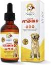 Doggyd Vitamina D3 Liquido per cani Gatti, 60mL, 60 conteggio a 1ml Dose
