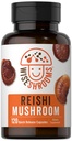 Carlyle Reishi Estratto di capsule di funghi | 5000mg | 120 Count | Non-GMO & Gluten Supplemento gratuito | by Wiseshrooms