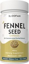 Fennel Seed Capsules 500mg | Konzentrat 10:1 Extrakt Foeniculum vulgare | Non-GMO, Gluten-Free | Keine künstlichen Zusatzstoffe Traditionelle Kräuterformel (120 Count (Pack von 1))