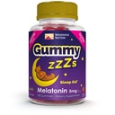 Gummy ZZZs Melatonin - Schlafgummis 5 mg - Erdbeer Flavor - 90 Count - Vegan-Friendly, Gelatin und Glutenfrei - Halal und Kosher Zertifiziert - Nachthemden für Männer und Frauen