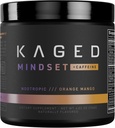 Kaged Nootropic Formel, Mindset, Fokus und Produktivitätsergänzung, reine Koffein, verbessert Gedächtnis, Stimmung, Klarheit, 30 Servierungen