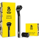 The Beard Club Premium Derma Roller für Gesicht, Körper und Kopfhaut - Microneedling Roller für Männer und Frauen mit 540 Titan Microneedles - für Haar & Bart - Gewichted Metal Griff - Magnetic Storage Case