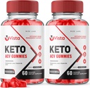 rize labs (Pack von 2 Vista Keto ACV Gummis für erweiterte Gewichtsverlust, VistaKeto Ergänzung, maximale Stärke Gomitas, Erweiterte Formel Bewertungen (120 Gummis)