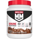 Muscle Milk Genuine Protein Powder, Chocolate, 1.93 Pfund, 13 Portionen, 32g Protein, 2g Zucker, Calcium, Vitamine A, C & D, NSF zertifiziert für Sport, Energizing Snack, Packaging May Vary