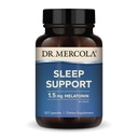 Dr. Mercola Sleep Support mit Melatonin, 1.5mg Melatonin pro Servierung, 30 Portionen (30 Kapseln), Nahrungsergänzung, Unterstützt gesunden Schlaf und psychischen Fokus, Non-GMO