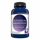MD. Life Potassium Magnesium Supplement - 90 Kapseln - Magnesium Kalium-Ergänzung - High Absorption Complex - Unterstützung Vascular Health & Leg Cramp