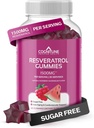CogniTune Resveratrol Gummis – Sugar Free 1500mg Antioxidante Ergänzung für Herz, Gehirn & Immununterstützung – Leistungsstarke Anti-Aging Trans Resveratrol Chews für Langlebigkeit & Wellness