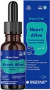 Herz Alive flüssiges Herz-Kreislauf-System Gesundheit für Hunde und Katzen-Norwegische Fischöl, Coenzym Q10, Vitamin K2, Policosanol, Hawthorn Berry Extract, Vegan Bacon Flavor (60ml)