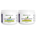 BIOptimizers Sleep Breakthrough Powder – Tropical Dreams & Blueberry Bundle – Natural Sleep Support Supplement – 405g Gesamt