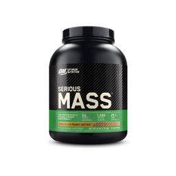 Optimum Nutrition Serious Maß, Weight Gainer Protein Powder, Masse Gainer, Vitamin C und Zink für Immununterstützung, Kreatin, Schokoladen-Peanut Butter, 6 Pfund (Packaging May Vary)