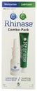 Rhinase Nasal Care Combo Pack - Nasal Gel (1 oz) & Saline Spray (1 oz) für Trockenheit, Allergy Relief & Nosebleed Prevention, Aloe-Free & pH Balanced