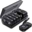 AUVON XL Wöchentliche Pille Organizer 2 Mal pro Tag, Pille Box 7 Tag mit Ein-Side große Öffnungen für leicht zu bedienen, Schwarzer Datenschutz AM PM Pille Fall für Medikamente, Vitamine, Fischöle, Ergänzungen