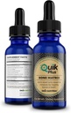 QuikPlus Bone Matrix mit Calcium, Magnesium, Zink und Kalium - Enthält 9 ionische flüssige Mineralien, Kollagenizer für Knochen und Zähne Unterstützung, Vegan, Glutenfrei, Alle natürlichen (2 Oz)