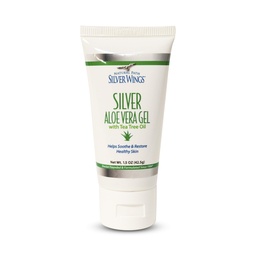 Sentiero naturale Ali d'argento 200ppm Argento con Aloe Vera Gel e Tea Tree Oil - Cura della pelle rilassante - 1,5 oz