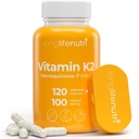 LongLifeNutri Vitamin K2 MK-7 100mcg – Nährstoffunterstützung für Knochen und Zirkulation, 120 vegetarische Kapseln, 4-Monats-Versorgung, Lab Getestet, Made in the USA, Non-GMO