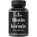 Klinisch bewährte Keratin + Biotin Haarwachstumsergänzung. mit Cynatine HNS Keratin klinisch für Thicker, gesünderes Haar. für Frauen und Männer. Verbessert mit Biotin 10000mcg für Max Ergebnisse