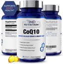 1MD Nutrition CoQ10 - für Heart Health & Cellular Energy Production - Health Supplement for Men & Women - Coenzyme Q10 Softgel - 60 Tage