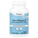 Vitacost Ultra Vitamina K con Advanced K2 Complex - 180 Softgels