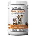 Vet Classics Liver Support Pet Health Supplement für Hunde, Katzen – Liver Functions – B-Vitamine, Glutathione, Milchdistel – Soft Tablets, Chews – 120 Soft Chews