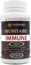 Munitaire Immune Advanced Formula – Natural & Nutritional Immune Support | mit Vitaminen C & E stärkt Immunität, unterstützt Gesundheit und Wohlbefinden | Immune Defense (60 Kapseln)