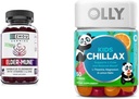 Zhou Nutrition Elderberry Gummis 60 Count & OLLY Kids Magnesium Gummis 50 Count Immun & Calm Support