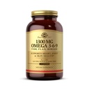 Solgar 1300 mg Omega 3-6-9, 120 Softgels - Fischöl-Ergänzung - Unterstützung für Joint & Skin Health - Enthält Leinsamen & Borage - Enthält EPA & DHA Omega 3 Fettsäuren - 40 Portionen
