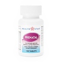 GeriCare Prenatal Multivitamin von HealthStar für gesunde Mutter und Baby - Folat + Vitamin C + Vitamin D + Eisen + Calcium + B12-100 Tabletten