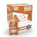 Cover Drei Gehirn Verteidigung Omega 3 Fischöl, Nahrungs Gehirn Ergänzung mit Curcumin, Uridin, Orange Slice Liquid Omega 3 DHA EPA Formel, Nootropic Ergänzung für Athleten