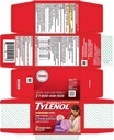 Tylenol Kinder Schmerz + Fever Kautabletten Grape Flavor - 24 ct, Pack von 4